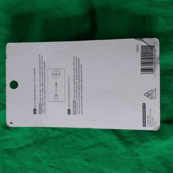 Bundle of Bulldog (2) Pole Socket Sets and Concealed Hinge Nickle Plated New - Picture 7 of 7